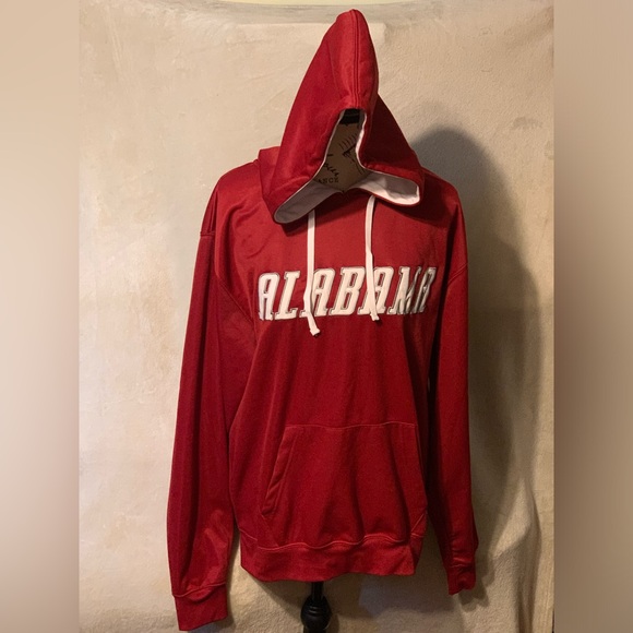 University of Alabama Crimson Tide Red L Hooded Sweatshirt - Picture 2 of 9